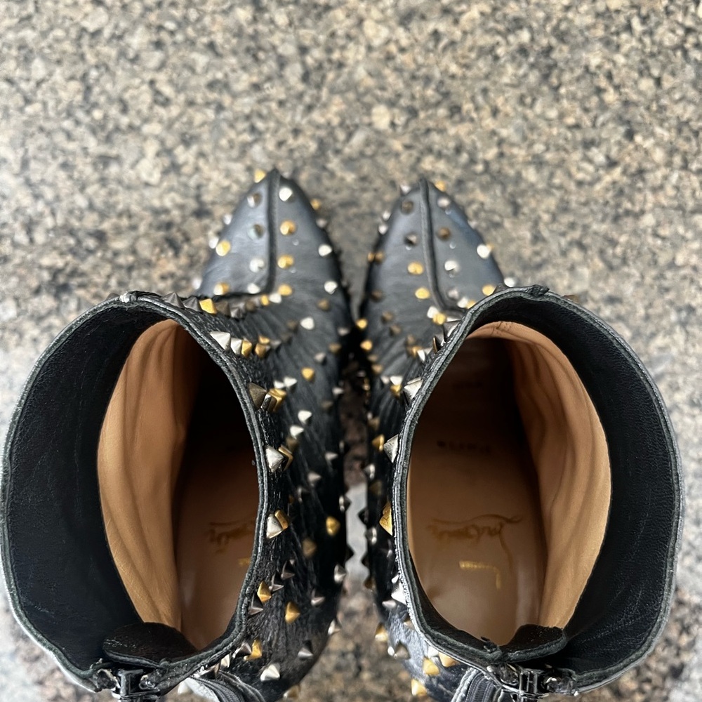 Christian Louboutin studded booties - Picture 5 of 9